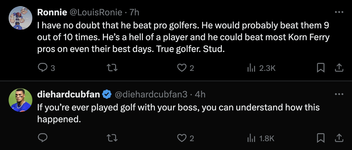 Golf Fans X